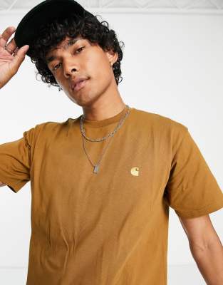 Carhartt WIP Carhartt WIP chase t-shirt in brown