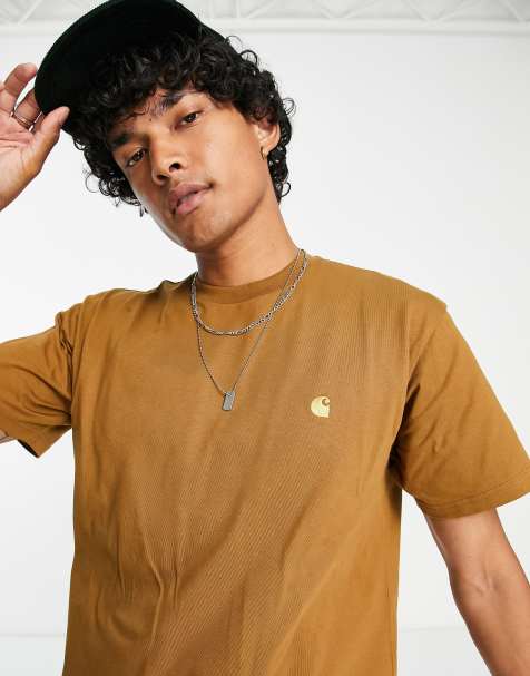 Carhartt WIP chase t-shirt in brown - view 1