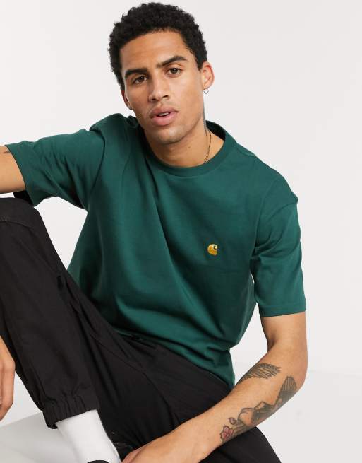 Carhartt WIP Chase t shirt in green