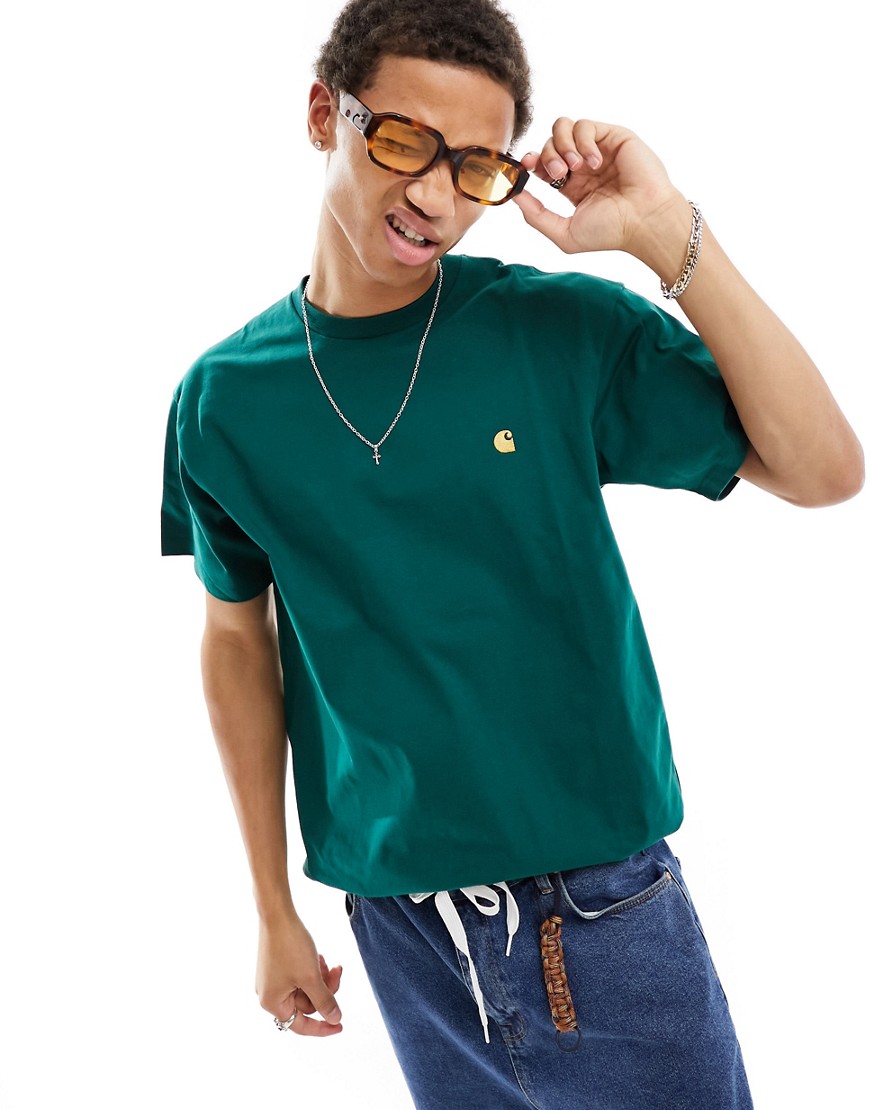 Carhartt WIP chase t-shirt in green