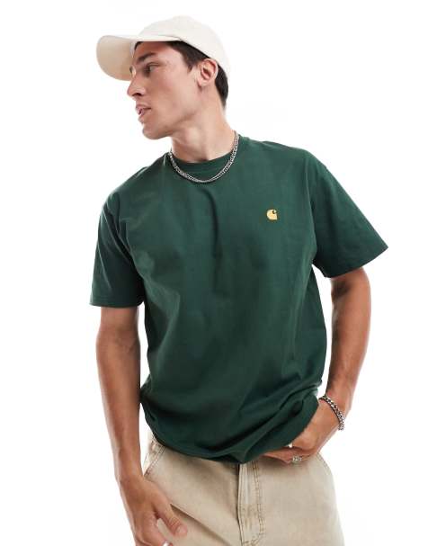 Carhartt WIP chase t-shirt in green - view 1