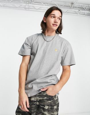 Carhartt WIP chase t-shirt in grey