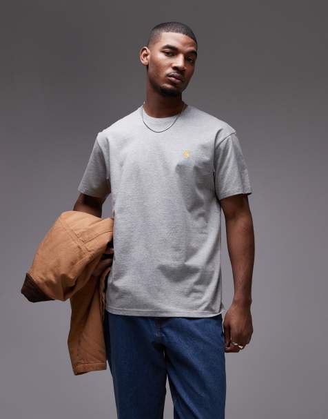 Carhartt WIP chase t-shirt in grey - view 1