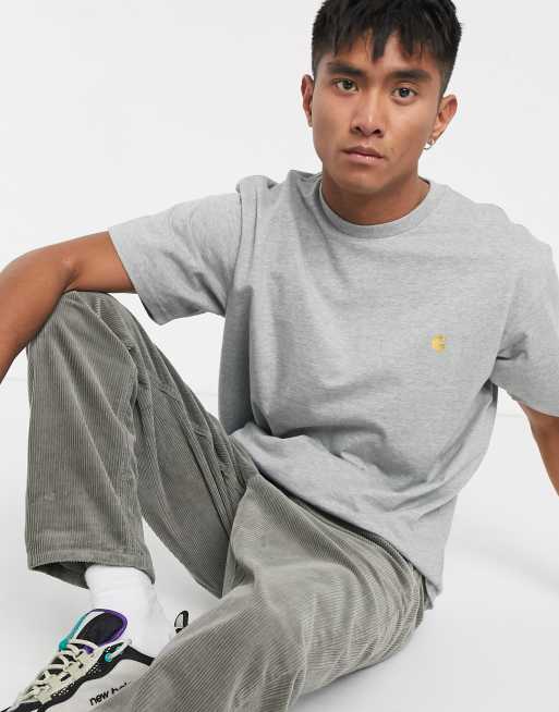 Carhartt WIP - Chase - T-shirt in grijs