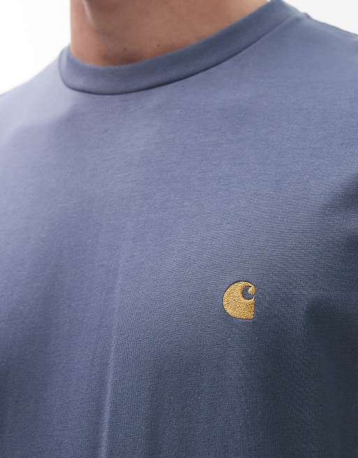 Carhartt WIP - Chase - T-shirt in lichtblauw, 5 van 5