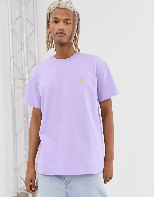 Carhartt WIP Chase t Shirt in purple