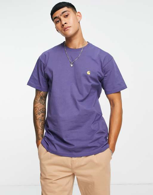 Carhartt WIP Chase t Shirt in purple