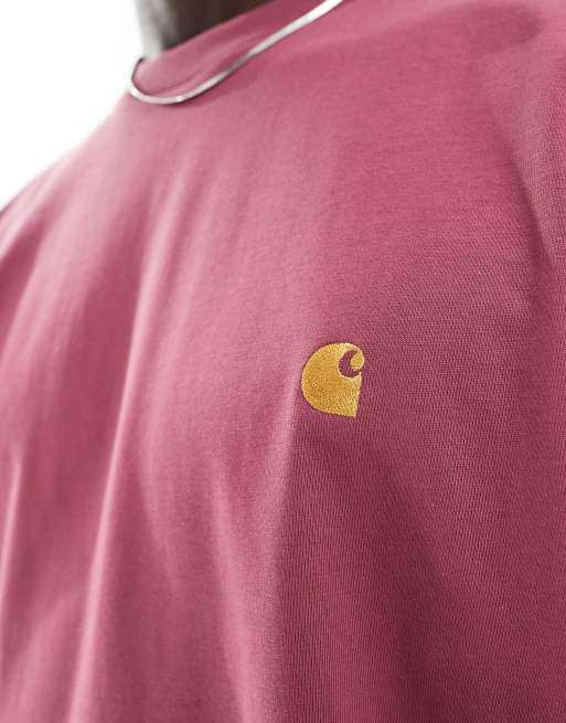 Tシャツ・カットソー CARHARTT WIP RED COTTON CHASE T-SHIRT Carhartt WIP chase t-shirt in red | ASOS