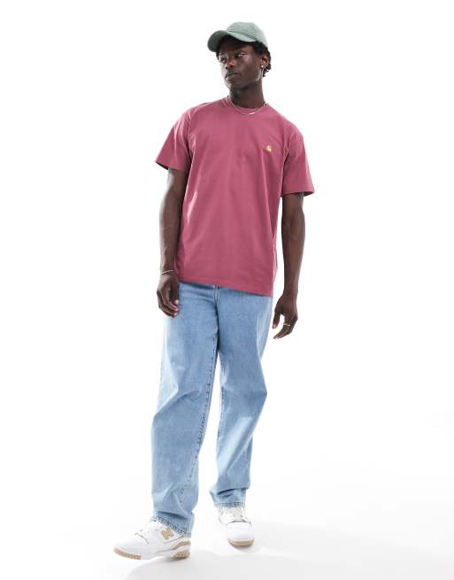Tシャツ・カットソー CARHARTT WIP RED COTTON CHASE T-SHIRT Carhartt WIP chase t-shirt in red | ASOS