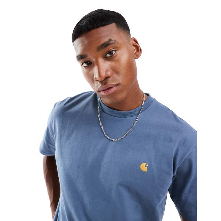 Carhartt WIP chase t-shirt in teal | ASOS