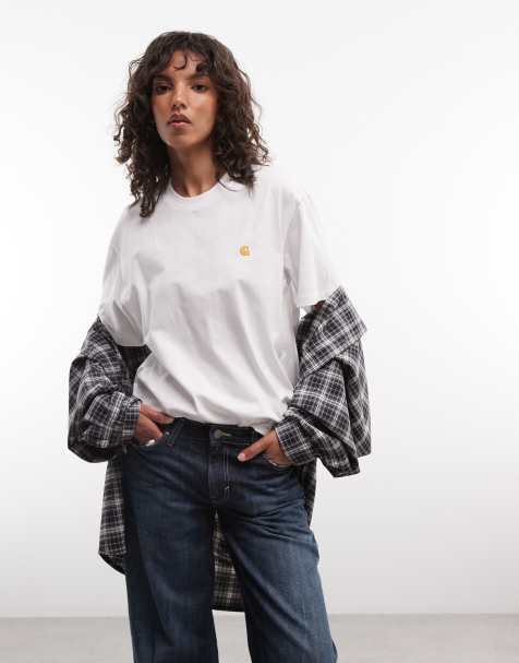 Carhartt WIP Chase T-Shirt in Weiß - view 1