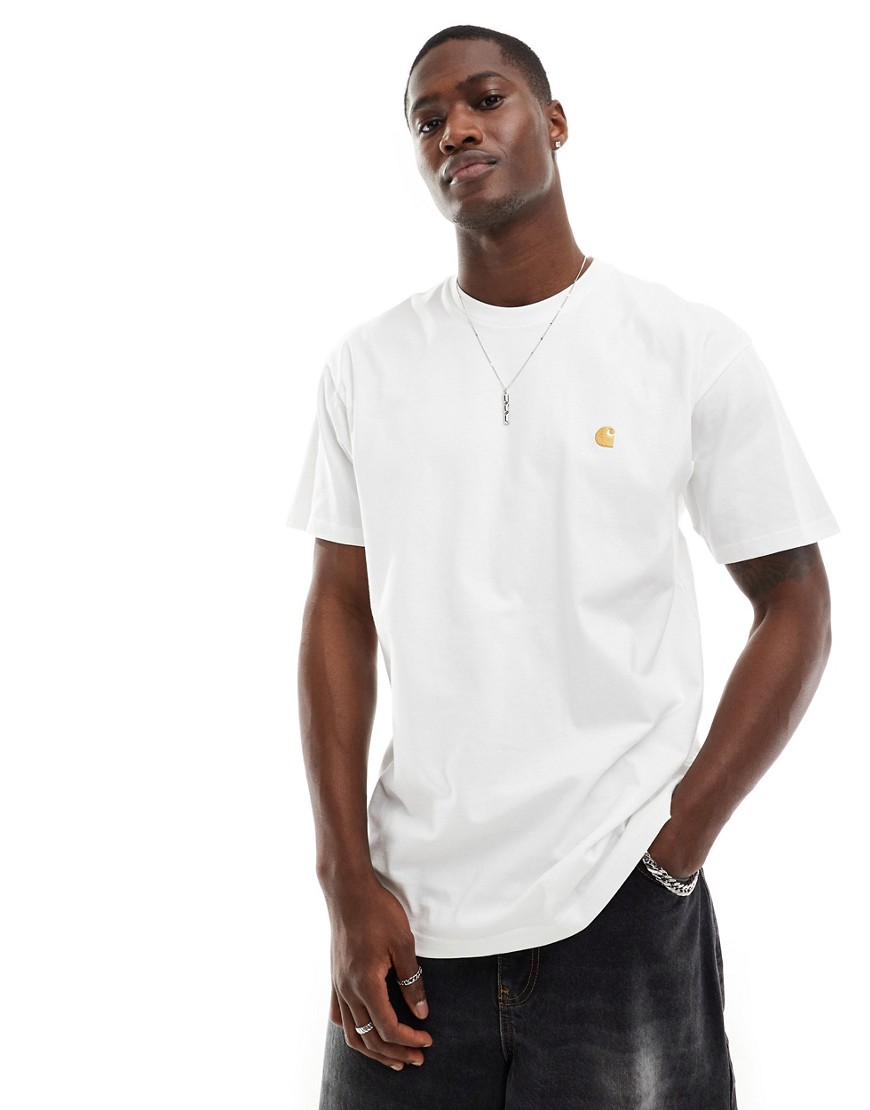 Carhartt WIP chase t-shirt in white