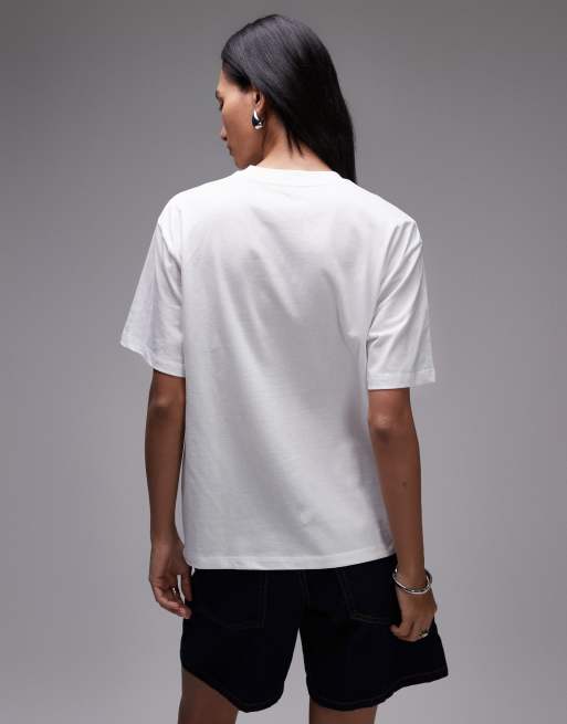 【関税&送料込】Carhartt Wip S S Chase White Cotton T-Shirt Carhartt WIP Women's Chase T-Shirt | White – Page Women's