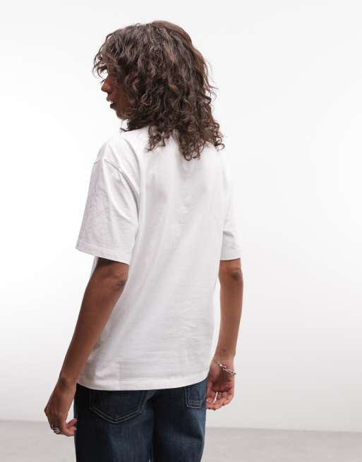 Carhartt WIP Chase t-shirt in white, 3 of 4