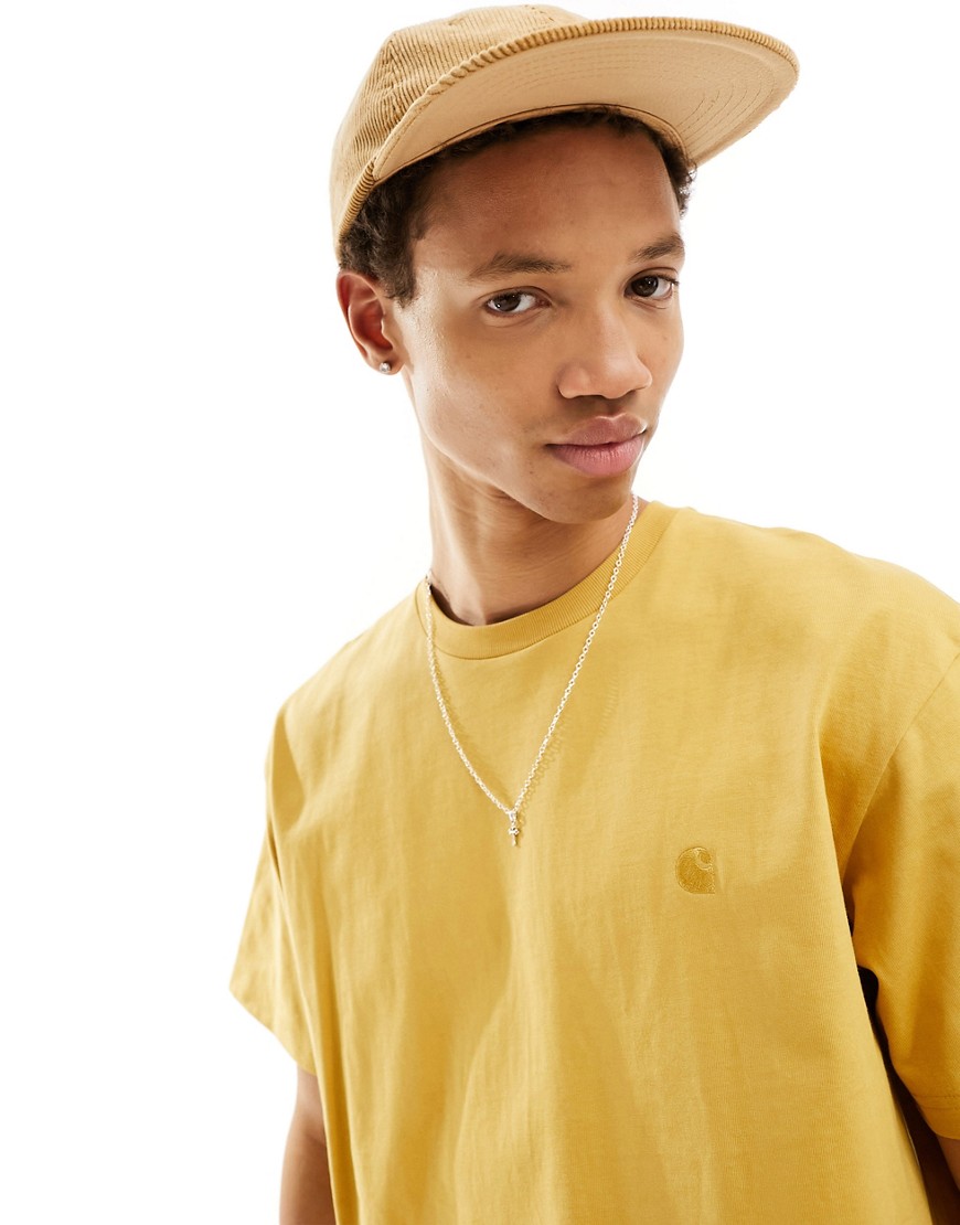 Carhartt WIP chase t-shirt in yellow
