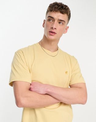 Carhartt WIP chase t-shirt in yellow - ASOS Price Checker