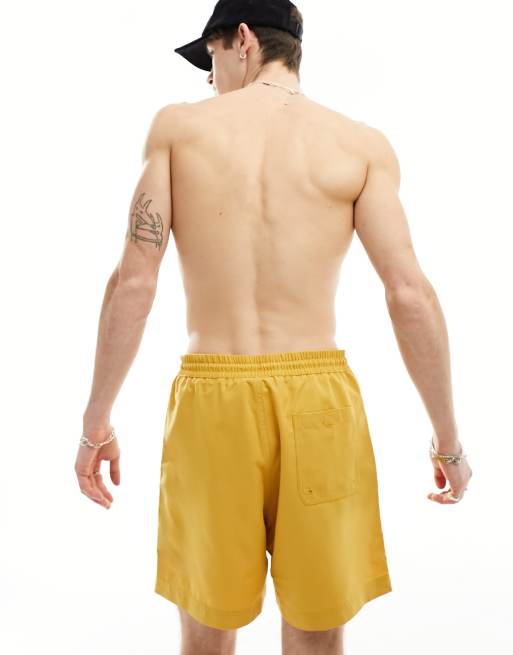 Carhartt WIP - Chase - Zwembroek in geel, 2 van 4