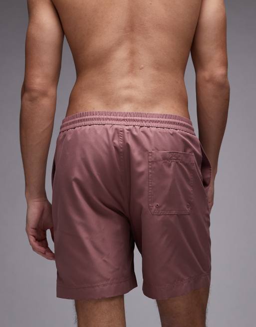 Carhartt WIP - Chase - Zwembroek in oudroze, 3 van 4