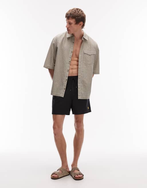 Carhartt WIP - Chase - Zwembroek in zwart, 2 van 5