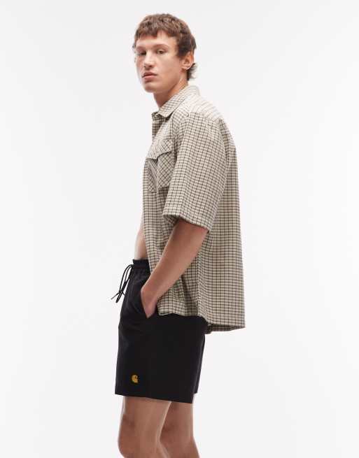 Carhartt WIP - Chase - Zwembroek in zwart, 3 van 5