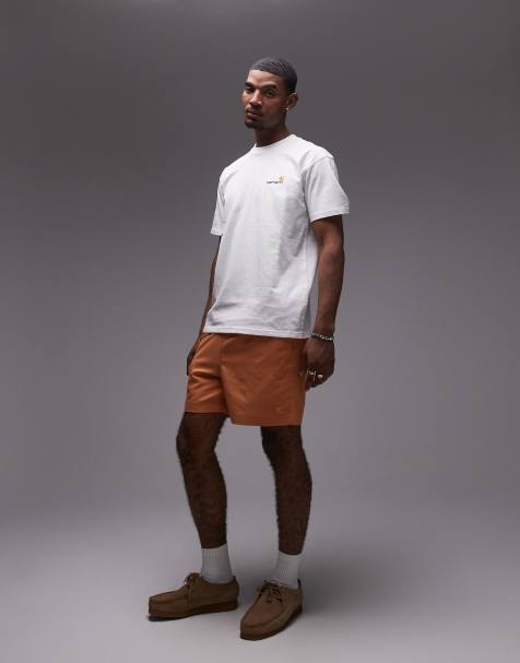 Carhartt WIP - Chase - Zwemshort in oranje - view 1
