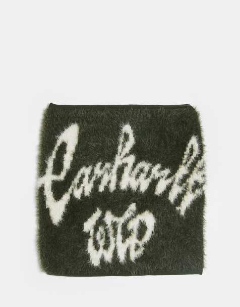 Carhartt WIP Chedda neckwarmer in dark green - view 1