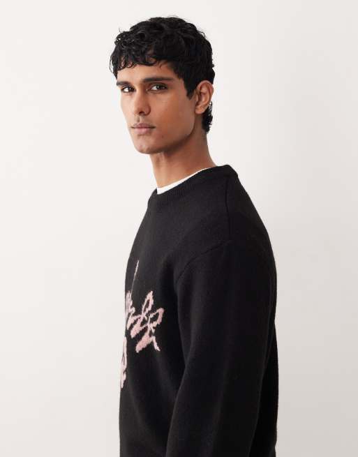 Carhartt WIP – Chedda – Strickpullover in Schwarz, 4 von 4