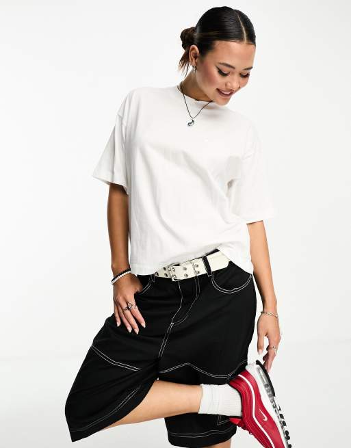 Carhartt WIP – Chester – Biały T-shirt o krótkim fasonie
