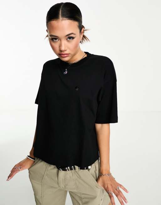 Carhartt WIP - Chester - Cropped sort T-shirt