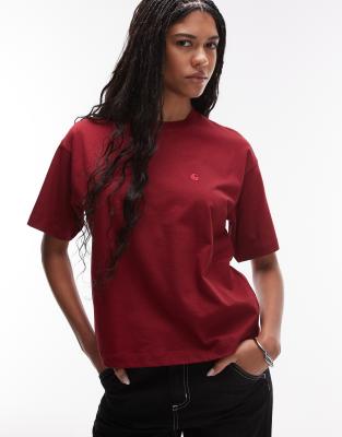 Carhartt WIP - Chester - Kurzärmliges T-Shirt in Rot