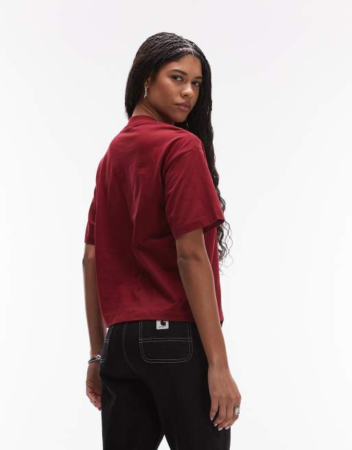 Carhartt WIP – Chester – Röd t-shirt med korta ärmar, 2 av 4