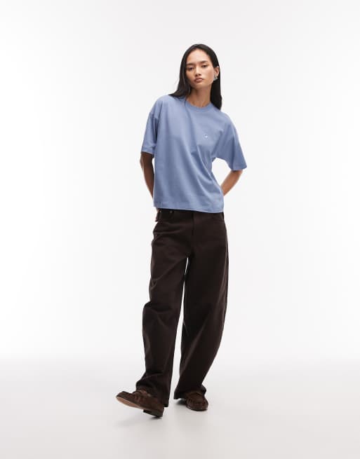 Carhartt WIP chester t-shirt in washed blue, 2 of 4