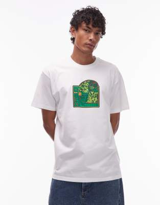 Carhartt WIP Carhartt WIP chip loose fit t-shirt in white