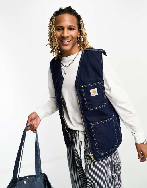 Carhartt WIP - Chore - Blå denimvest