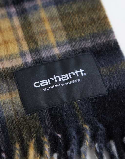 Carhartt WIP Clan sjaal met bruine ruit, 2 van 3