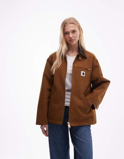 Carhartt WIP – Clapton – Brun jacka - view 1