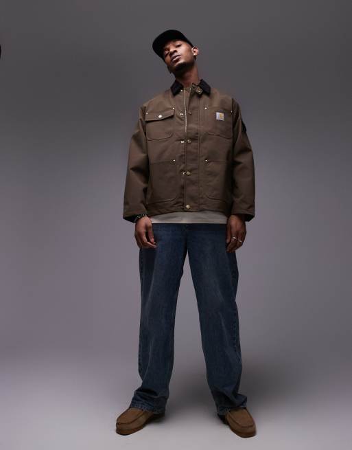 Carhartt WIP Clapton jacket in brown