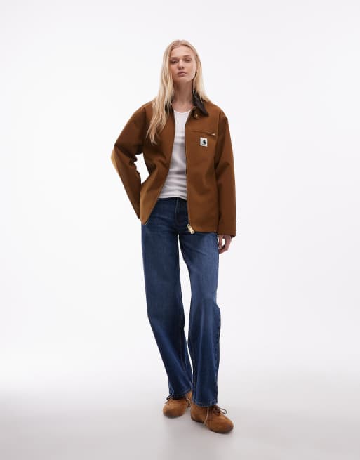 Carhartt WIP clark jacket in brown, 2 of 4