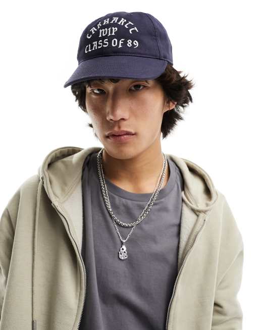 Carhartt WIP – Class Of 89 – Granatowa czapka z daszkiem i napisem