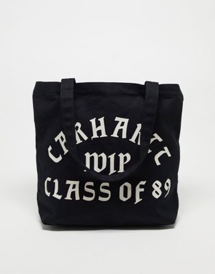 Carhartt WIP class of 89 tote bag in black