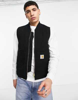black carhartt vest