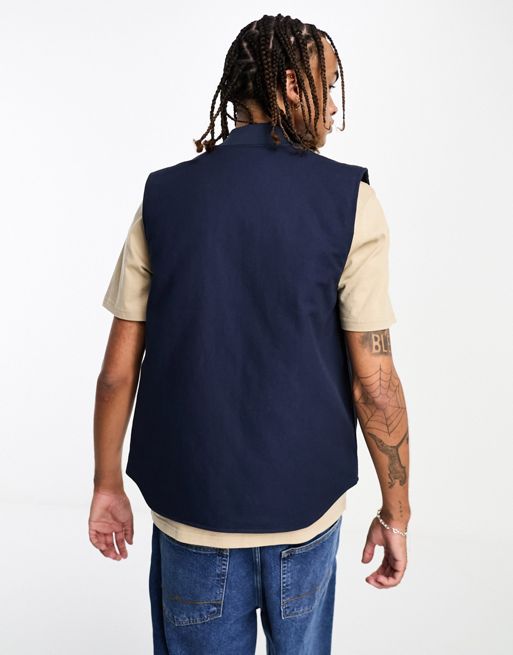 Carhartt WIP classic vest gillet in blue