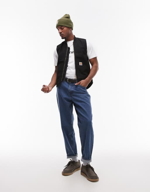 carhartt wip CLASSIC VEST - Black トップス