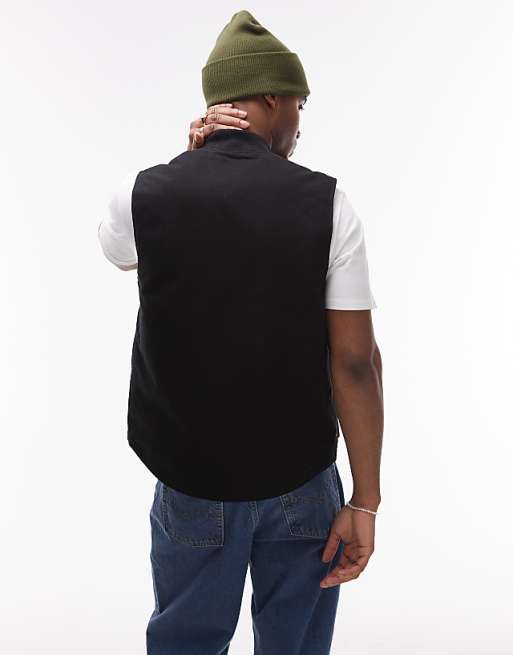 Carhartt WIP classic vest in black | ASOS Carhartt WIP classic vest in black | ASOS