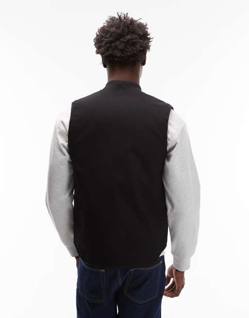 トップス carhartt wip CLASSIC VEST - Black Carhartt WIP Classic Vest Black Rigid – Black Sheep Skate Shop