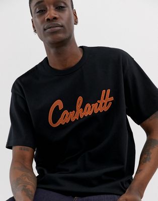 Carhartt WIP - Clayton - Mørk marineblå t-shirt