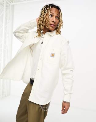 Carhartt WIP clink shirt in white - ASOS Price Checker