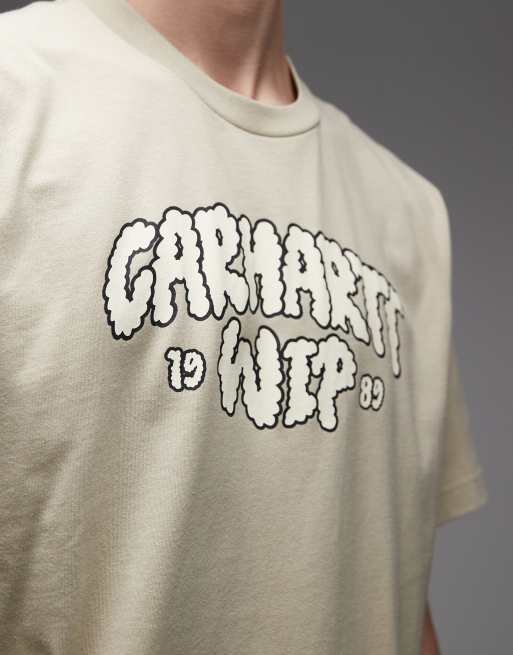 Carhartt WIP – Cloud Heart – T-Shirt in Beige, 5 von 5
