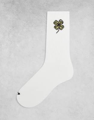 Carhartt WIP Carhartt WIP clover socks in white