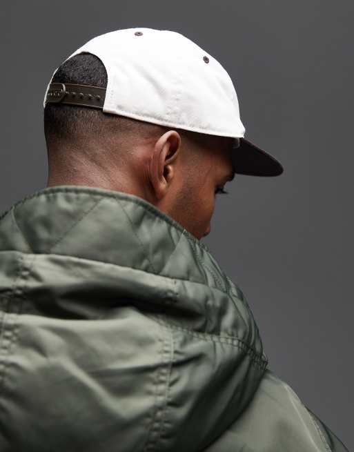 Carhartt WIP – Clover – Vit och brun baseballkeps, 4 av 4